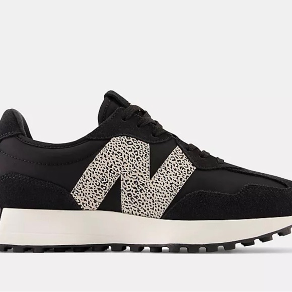 New Balance Shoes - Never Worn New Balance Black Leopard 327 Women's Leopard 'N'